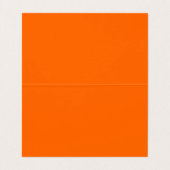 Neonorange Visitenkarten (Innenseite Aufgefaltet)