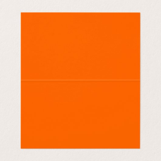 Neonorange Visitenkarten (Innenseite Aufgefaltet)