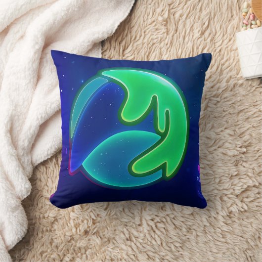 Neonpacks Throw Pillow Kissen (Decke)