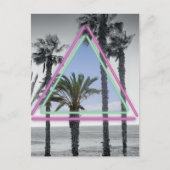 Neonpalme Postkarte (Vorderseite)