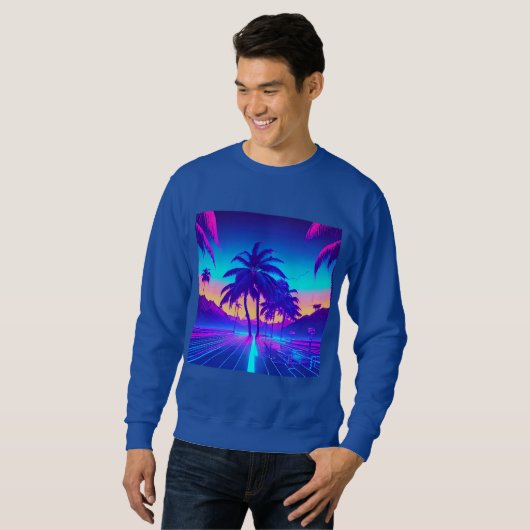 Neonpalme Sweatshirt (Vorne ganz)