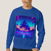 Neonpalme Sweatshirt (Vorderseite)