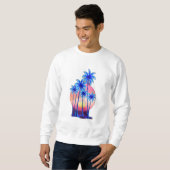 Neonpalmen Sweatshirt (Vorne ganz)