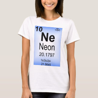 NeonPeriodensystem-Element T-Shirt