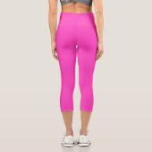 Neonpink Capri Leggings (Rückseite)