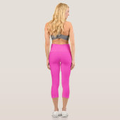 Neonpink Capri Leggings (Rückseite)