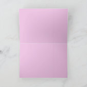 Neonpink Dankeskarte (Innenseite)