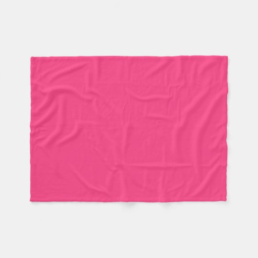 Neonpink Fleecedecke (Vorderseite (Horizontal))