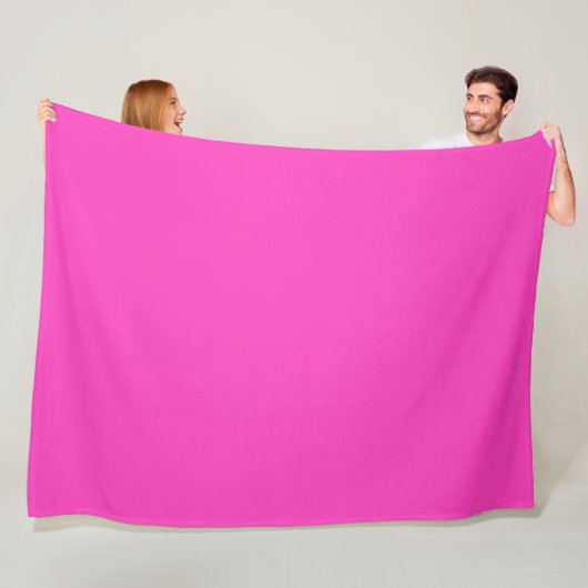 Neonpink Fleecedecke (Beispiel)