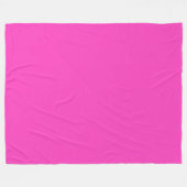 Neonpink Fleecedecke (Vorderseite (Horizontal))