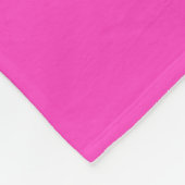 Neonpink Fleecedecke (Ecke)