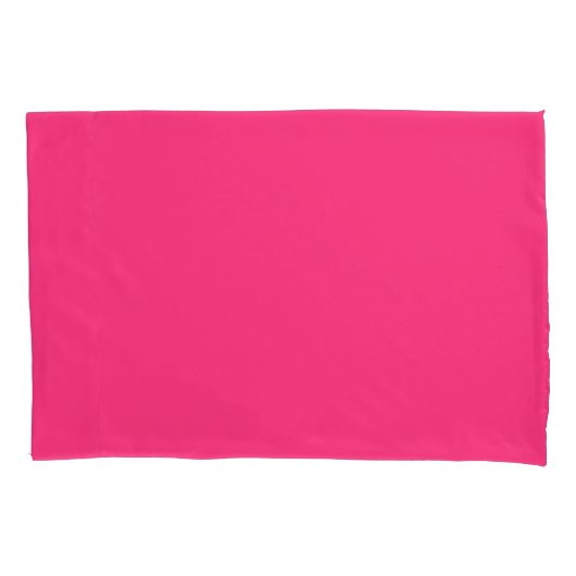 Neonpink Kissenbezug (Vorderseite)