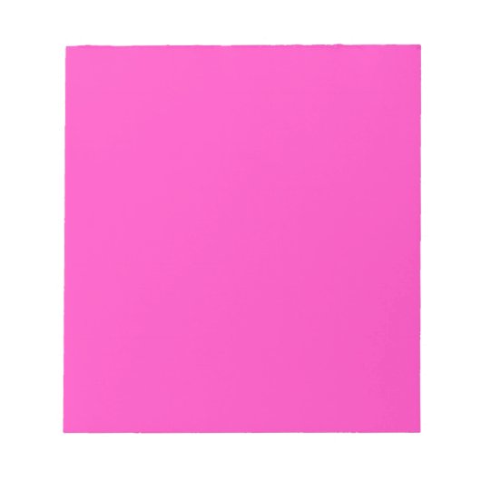 Neonpink Notizblock (Vorderseite)