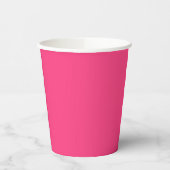 Neonpink Pappbecher (Links)
