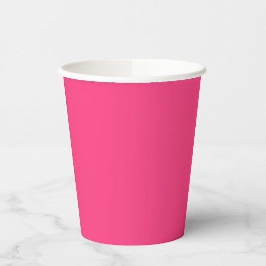 Neonpink Pappbecher (Links)