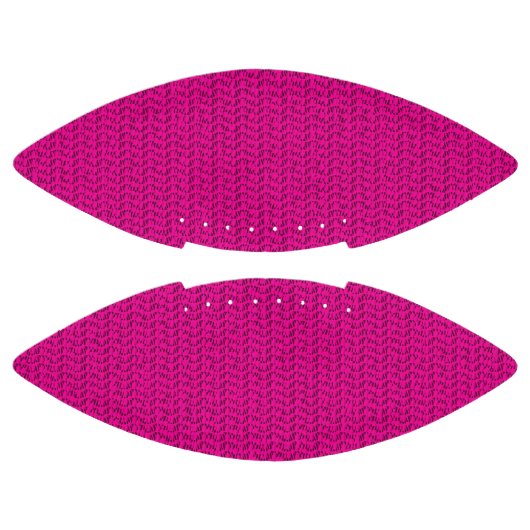NeonPink-Webart-Maschen-Blick Football (Paneele)