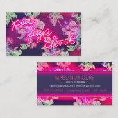 NeonPopFizzClink des glühen-311 Visitenkarte (Vorne/Hinten)