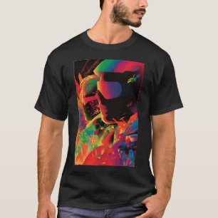 Neonposter im Stil der 80er T-Shirt