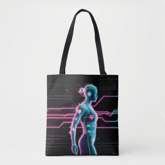 NeonPulse Cyborg Run-Tasche Tasche (Vorderseite)