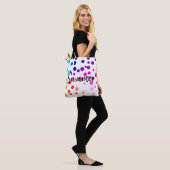Neonpunkte mit Sommertext Tasche (Am Model)