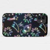 Neonraketenstar Case-Mate iPhone Hülle (Rückseite (Horizontal))