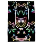 Neonraketenstar Mittlere Geschenktüte (Rückseite)