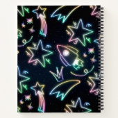 Neonraketenstar Notizblock (Rückseite)