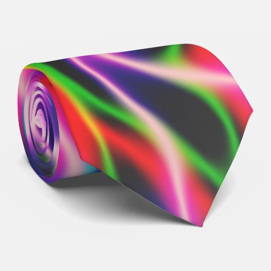 Neonrauch-Krawatte Krawatte (Gerollt)