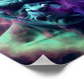 Neonrauchdämon Soul Schädel Poster (Ecke)