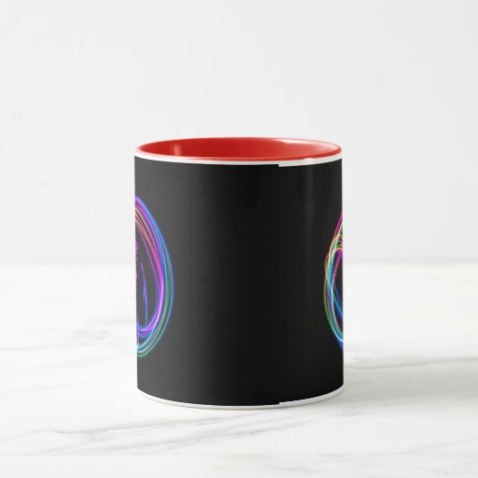 Neonregenbogen Tasse (Zentrum)