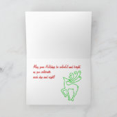 Neonren Feiertagskarte (Innenseite)