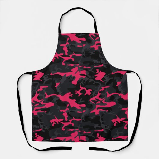 Neonrosa Highlights Camo Schürze (Vorderseite)