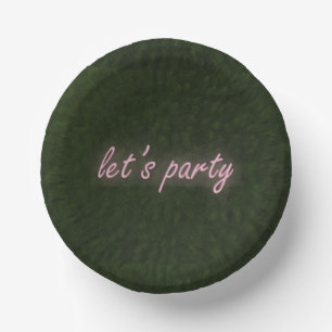 Neonrosa Party Pappteller