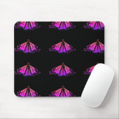 Neonrosa und lila Monarch sind überall Mousepad (Mit Mouse)