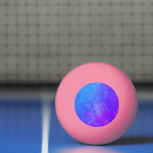 Neonrosa und lila Tischtennisball (Netto)