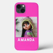 Neonrosa Zugsaite Case-Mate iPhone Hülle (Rückseite)