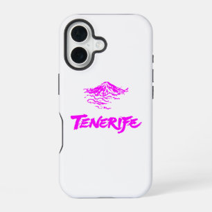 Neonrosaer Mount Teide Teneriffa Vulkan iPhone 16 Hülle