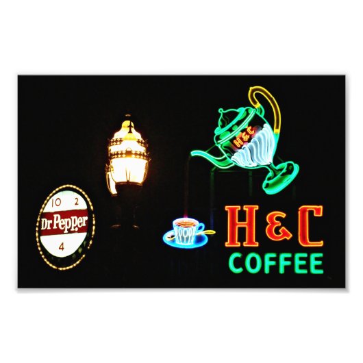 Neons Fotodruck (Vorne)