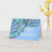 NEONS Happy Birthday! Karte (Gelbe Blume)