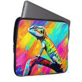 Neonscale Lizard Laptopschutzhülle (Vorne Rechts)