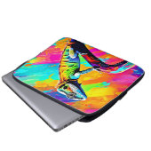 Neonscale Lizard Laptopschutzhülle (Vorne Knopf)