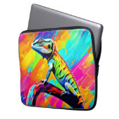 Neonscale Lizard Laptopschutzhülle (Vorderseite Links)