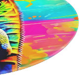 Neonscale Lizard Schneidebrett (Ecke)