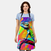 Neonscale Lizard Schürze (Getragen)