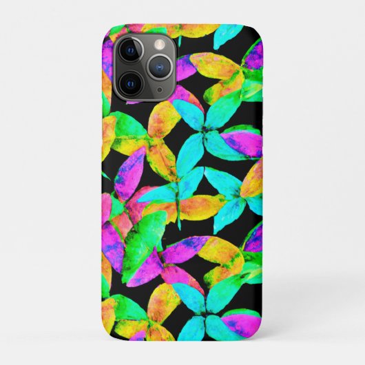 Neonscape Leaf Muster Case-Mate iPhone Hülle (Rückseite)