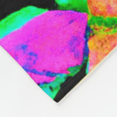 Neonscape Leaf Muster Fleecedecke (Ecke)