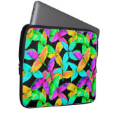 Neonscape Leaf Muster Laptopschutzhülle (Vorne Rechts)