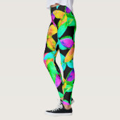 Neonscape Leaf Muster Leggings (Links)