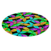 Neonscape Leaf Muster Schneidebrett (Ecke)