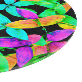 Neonscape Leaf Muster Schneidebrett (Ecke)